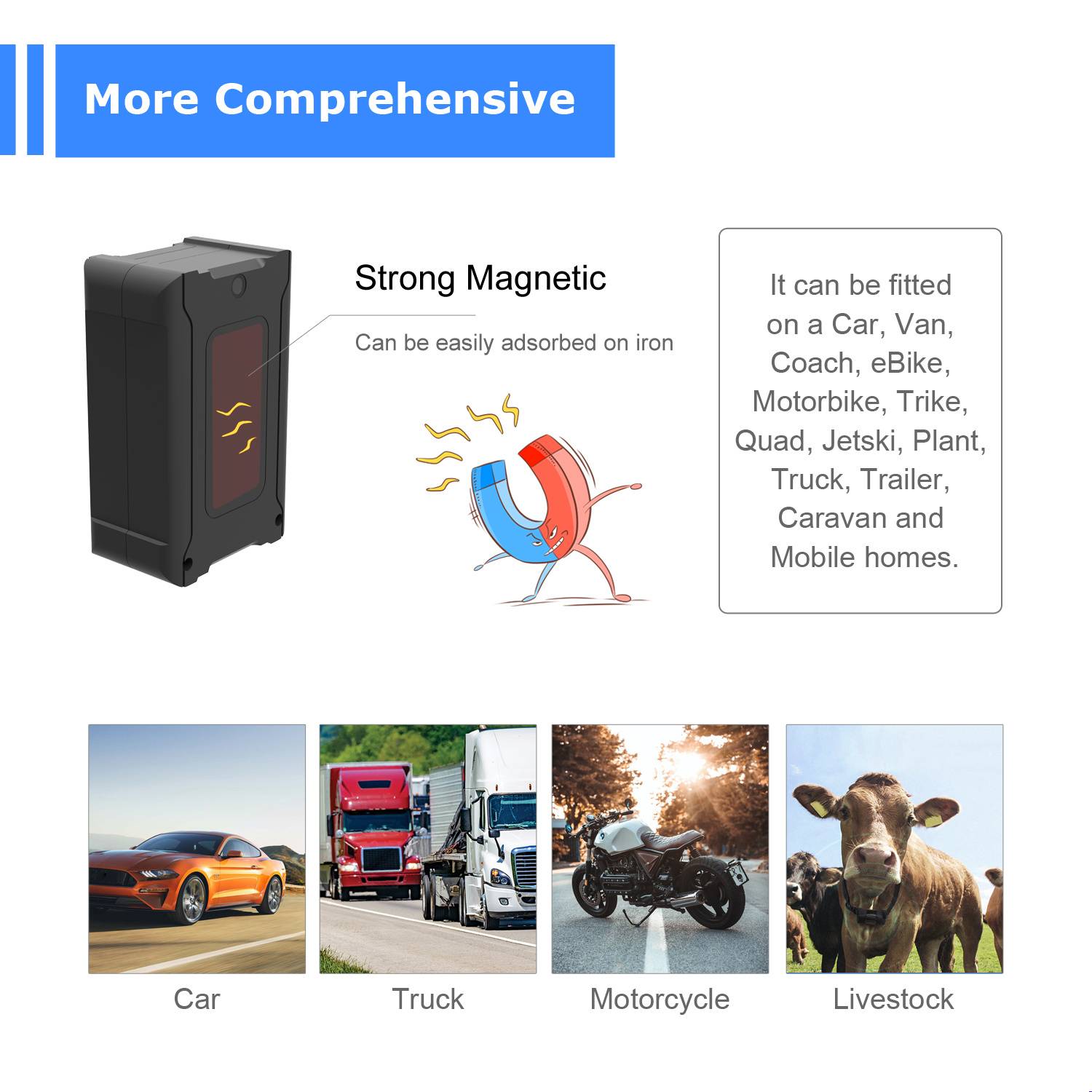 GPS Tracker 15 Days Battery Vehicle Anti-Theft Tracking - Image 4